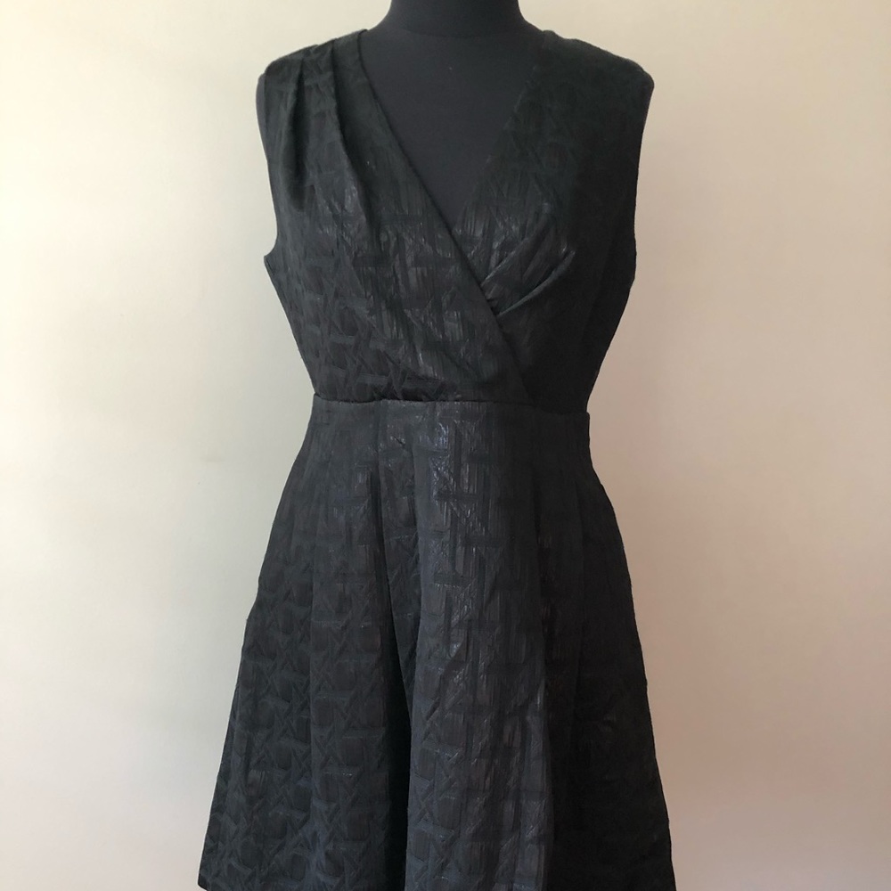 Kirna Zabette A-Line Jacquard LBD, Size 12 EUC 🎉New Years Dress 🎉